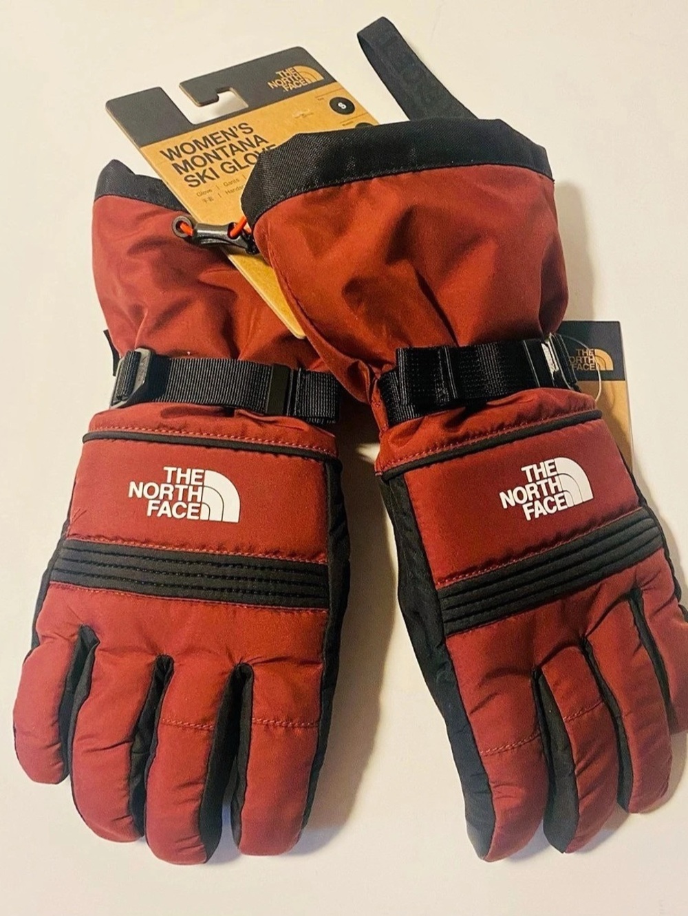 The North Face Women'Small Montana Ski Glove Red & Black Small